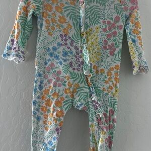 Little Me Multicolor Floral Kids One Piece